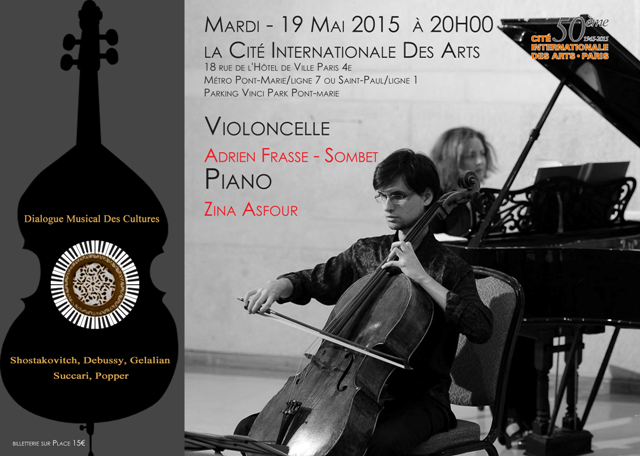 Duo Violoncelle/ Piano – Paris